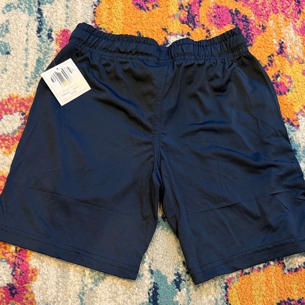Kids Navy Blue Shorts - Picture 4 of 5